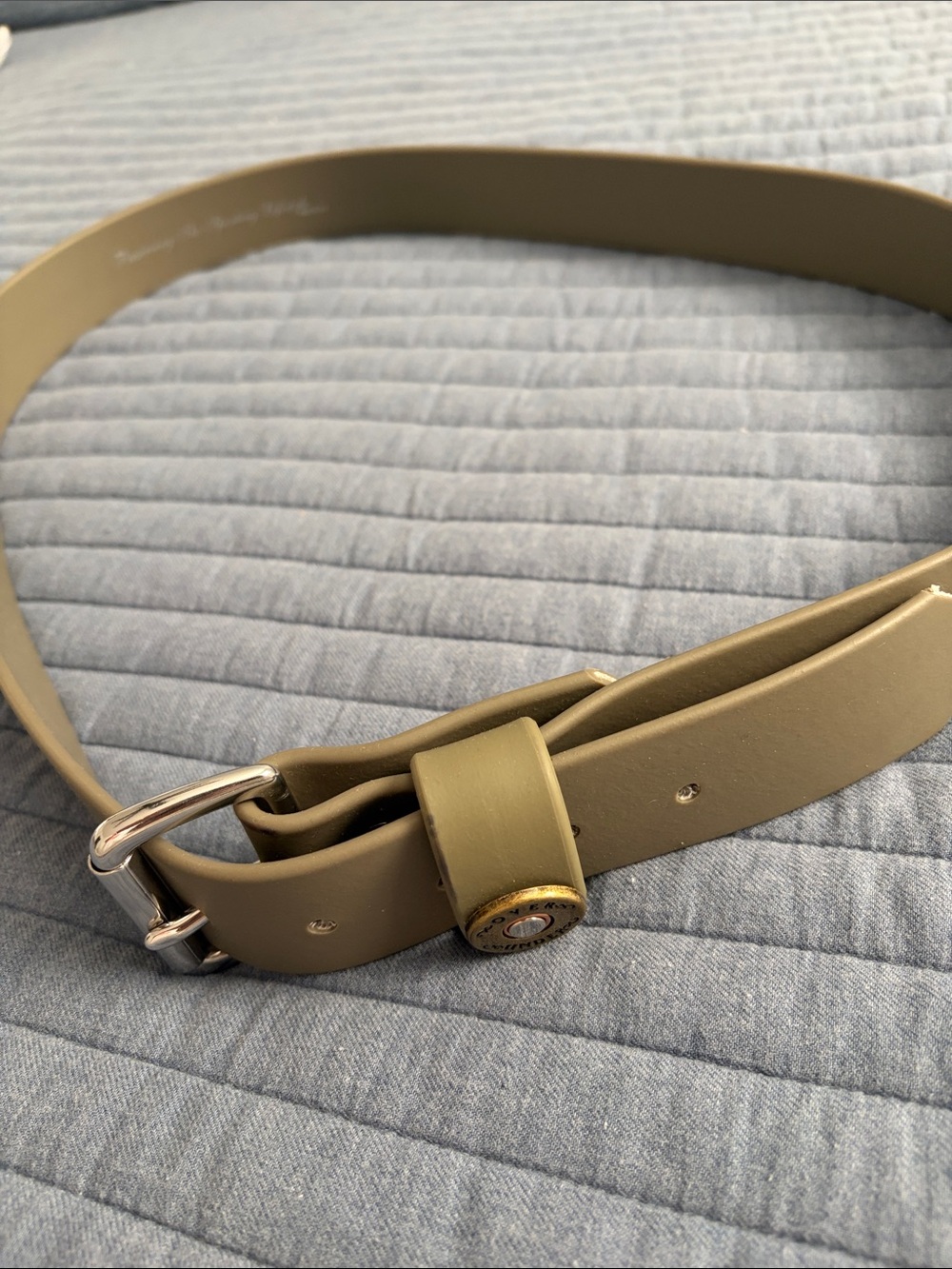 Over Under size 44 Green Belt with Adjustable Clasp